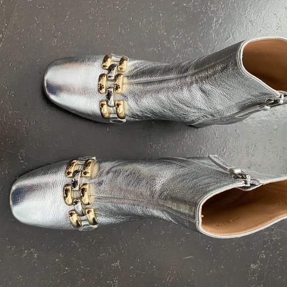 Marc Jacobs Silver Booties - Picture 2 of 4